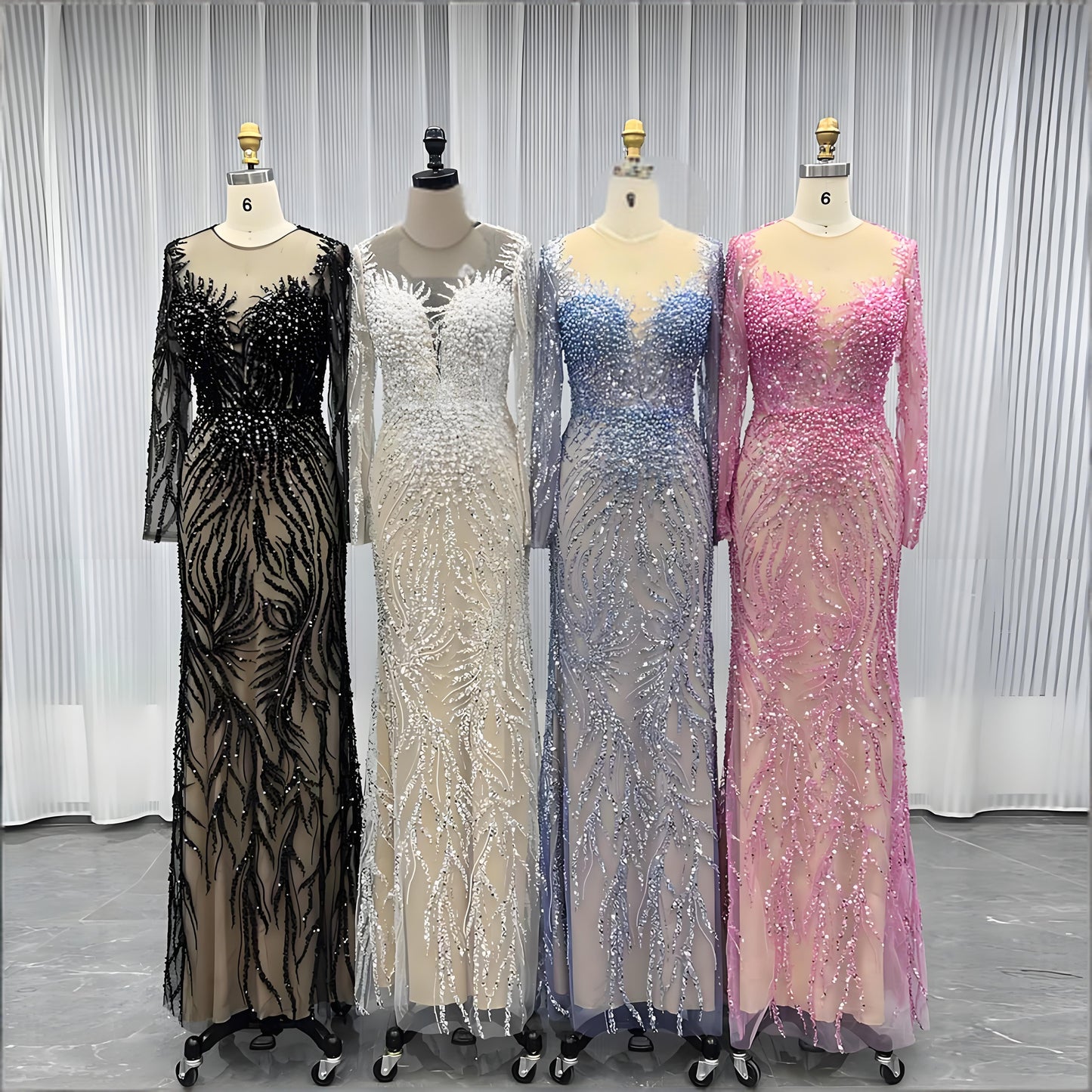 evening dress 005-evening dress strapless beaded party dres