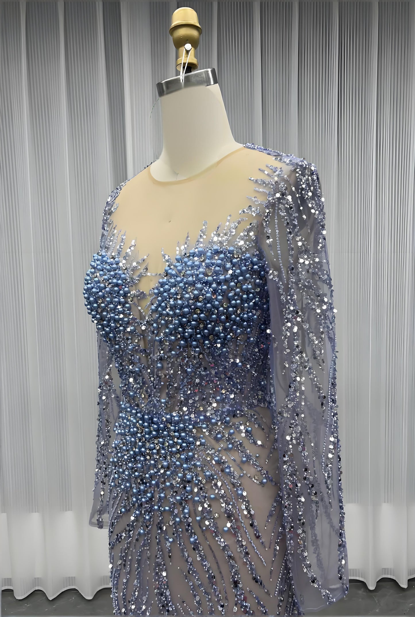 evening dress 005-evening dress strapless beaded party dres