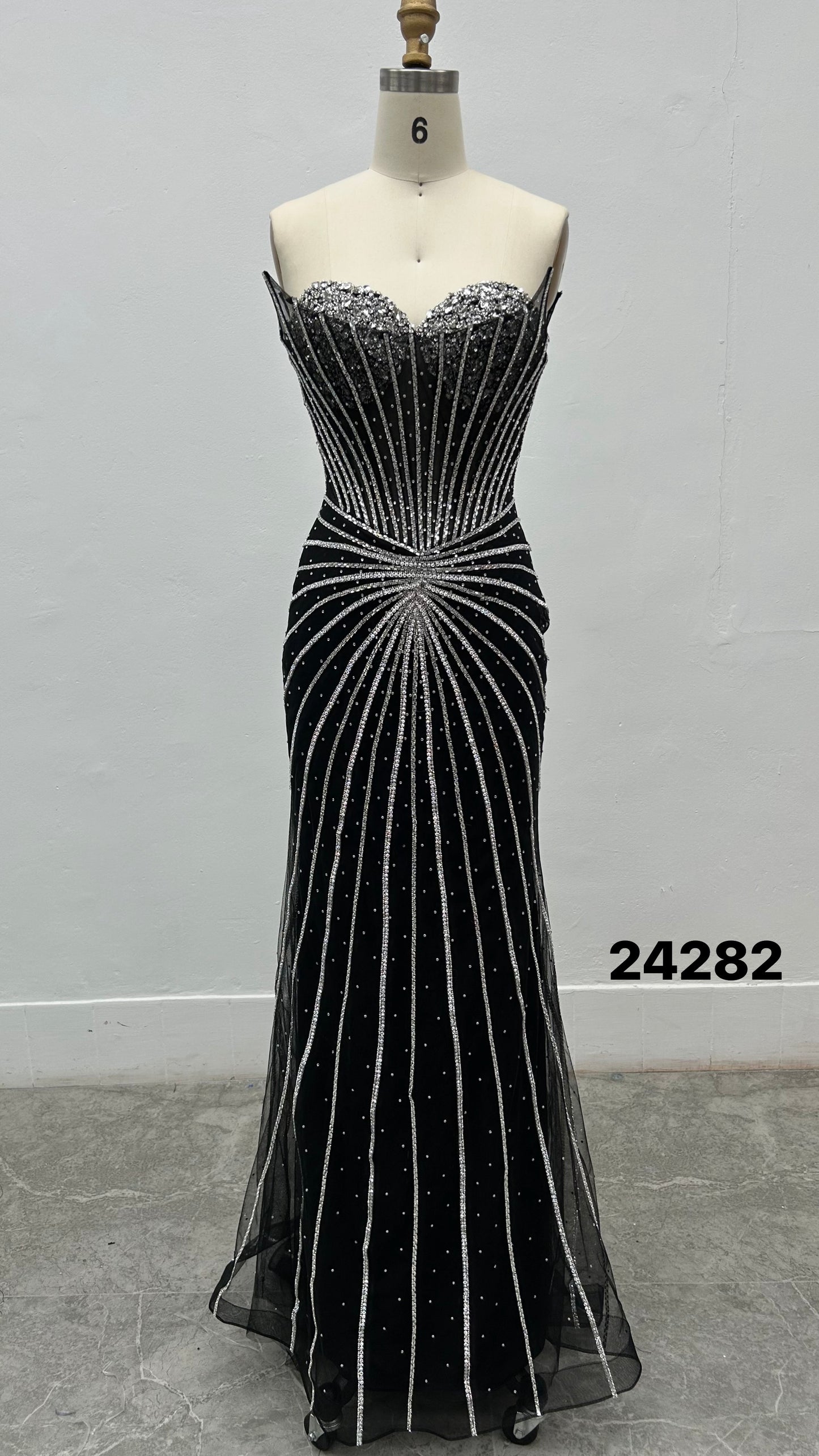 9 Color options -Luxury long Evening gown-002